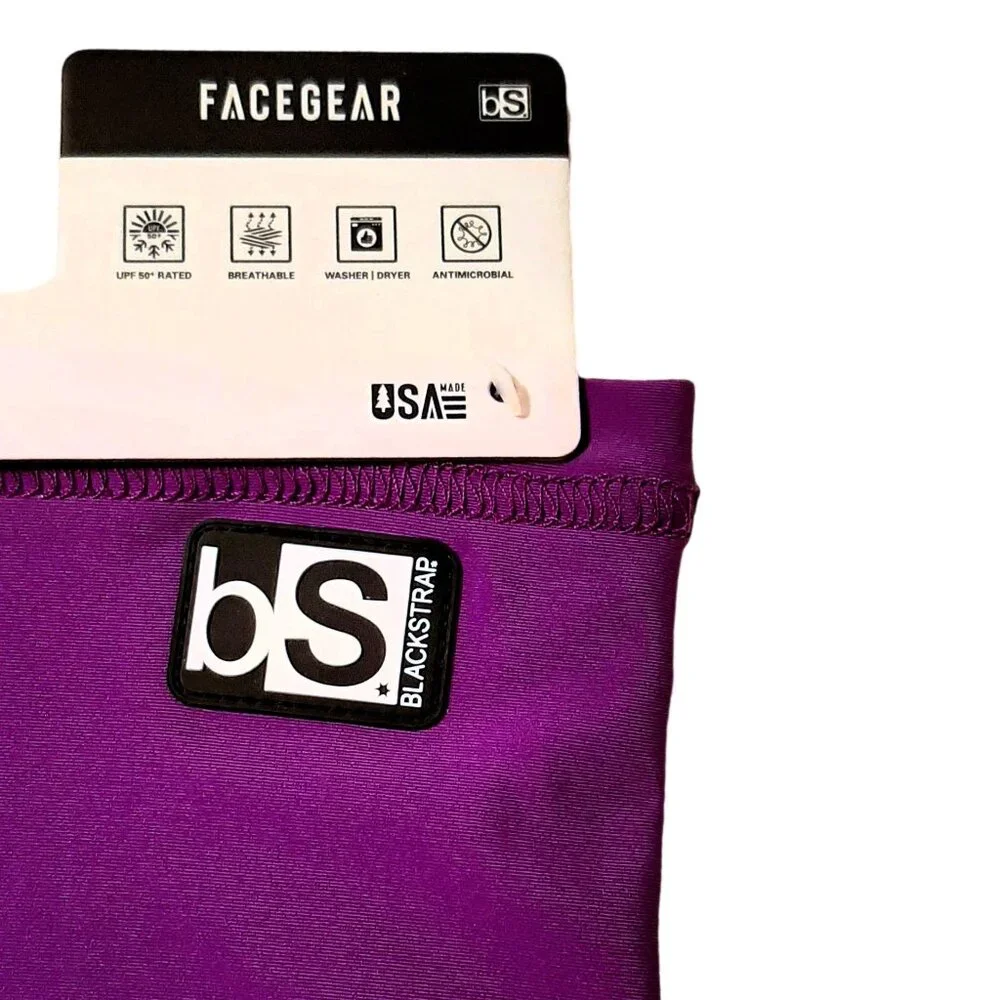 Kids' Blackstrap Purple Dual Layer Neck Warmer Facemask